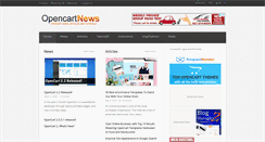 Desktop Screenshot of opencartnews.com
