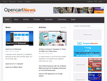 Tablet Screenshot of opencartnews.com